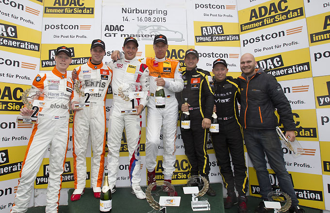European GT4 podium